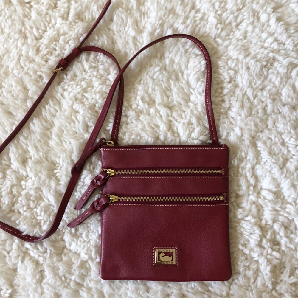 Dooney Bourke Triple Zip Crossbody bag